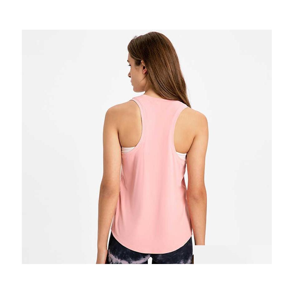 Yoga Outfits Lu11 Sports Top Women Leisure Sleeveless Gym Vest Workout Breathable Loose Sexy Blouse Backless Fitness Tank Racerback Dh2Pm, Light blue
Yoga Outfits Lu11 Sports Top Women Leisure Sleeveless Gym Vest Workout Breathable Loose Sexy Blouse Backless Fitness Tank Racerback Dh2Pm, Light blue