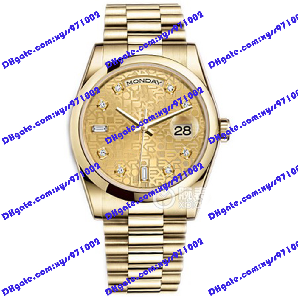 Luxury men's watch 1118208 118209 36mm sapphire glass gold printing dial 2813 automatic mechanical gold stainless steel classic unisex watch stainless steel strap
Luxury men's watch 1118208 118209 36mm sapphire glass gold printing dial 2813 automatic mechanical gold stainless steel classic unisex watch stainless steel strap