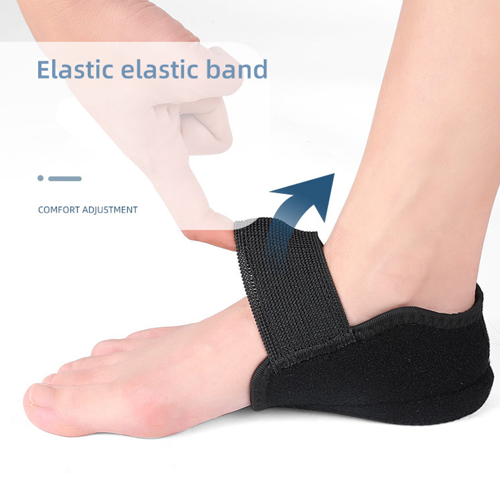 Shoe Parts Accessories Height Increase Insole for Men Women Silicone Heel Protector Socks Heightening Insoles s Shock Absorption Lift Pads 230211