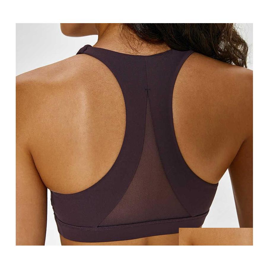 Gym Clothing Lu87 Meshwork Sports Bra Top For Women Fitness High Support Push Up Ladies Yoga Brassier Double Shoder Strap Girl Activ Dhyge, Black
Gym Clothing Lu87 Meshwork Sports Bra Top For Women Fitness High Support Push Up Ladies Yoga Brassier Double Shoder Strap Girl Activ Dhyge, Black