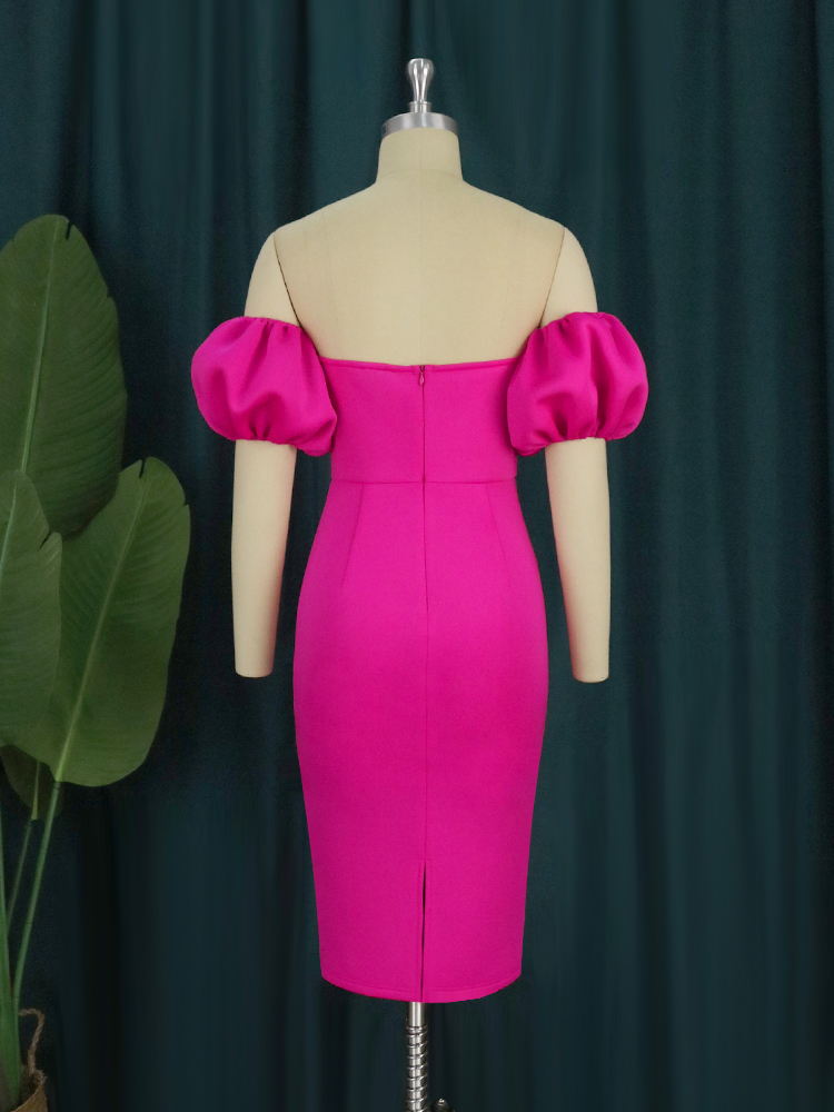 Party Dresses Women Sexy Bodycon Dresses Party Off Shoulder Ruffles Flower Event Celebrate Elegant Female Package Hips Vestidos African Gowns 230211