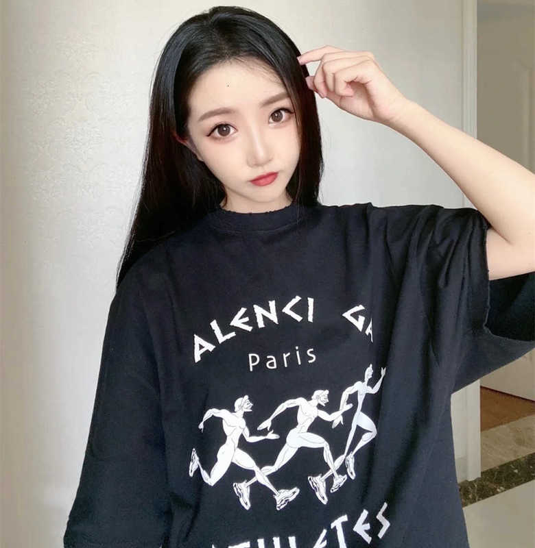 Men's Hoodies Sweatshirts summer B competitive marathon running print OS loose version men's and women's short sleeved T-shirt WDGN, Black
Men's Hoodies Sweatshirts summer B competitive marathon running print OS loose version men's and women's short sleeved T-shirt WDGN, Black