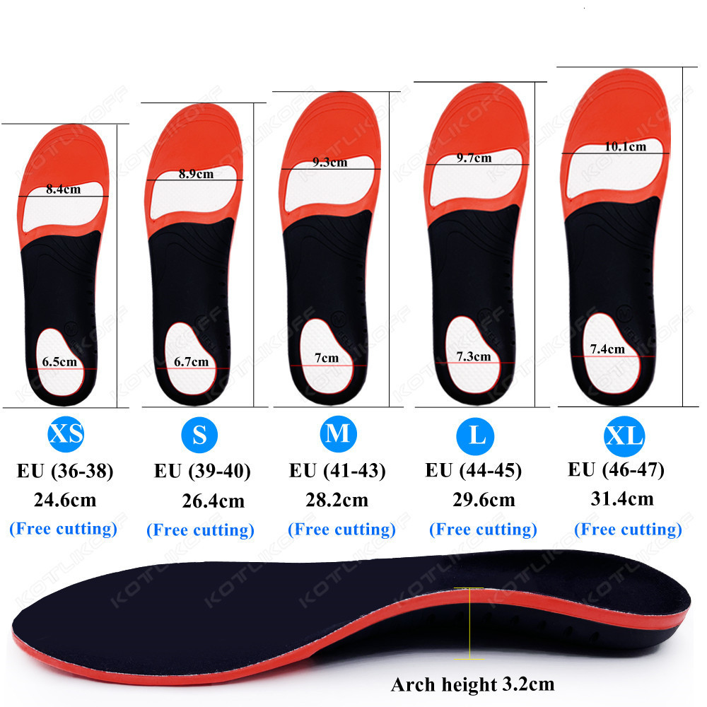 Shoe Parts Accessories Orthopedic Insoles Ortics Flat Foot Arch Support Inserts Work Shoes Soles For Men Woman Heel Plantar Fasciitis 230211