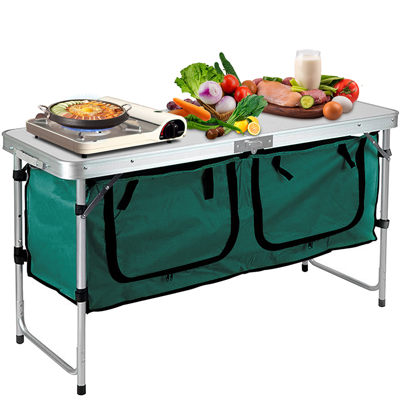 VEVOR Camping Kitchen Station Aluminum Portable Folding Camp Cook Table with Storage Organizer
VEVOR Camping Kitchen Station Aluminum Portable Folding Camp Cook Table with Storage Organizer