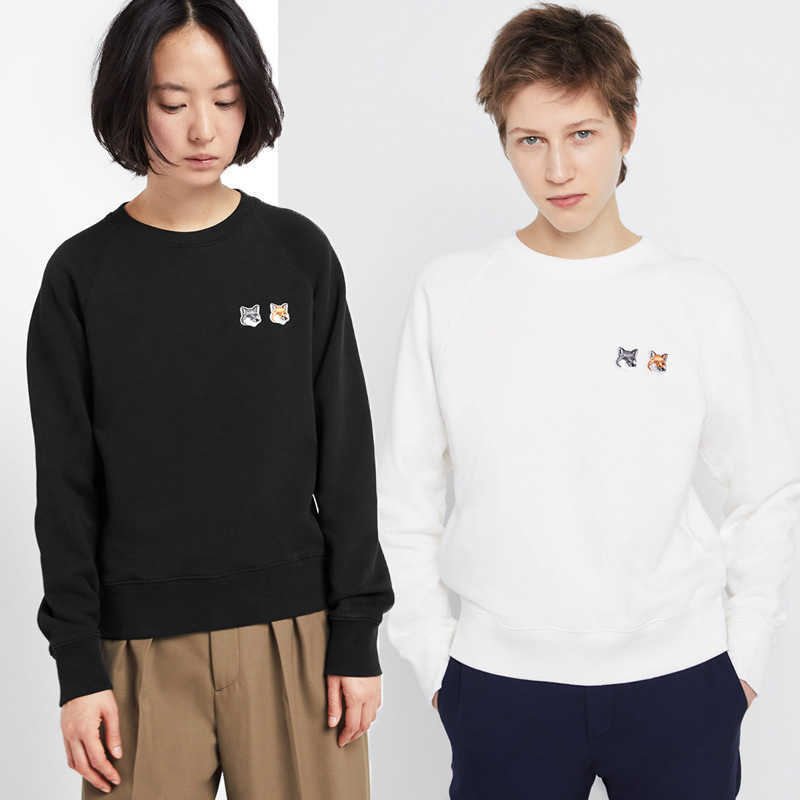 Maison Kitsune designer sweatshirt Embroidery Round hoodie Neck Cotton Women Pullover fashion Sweater, White
Maison Kitsune designer sweatshirt Embroidery Round hoodie Neck Cotton Women Pullover fashion Sweater, White