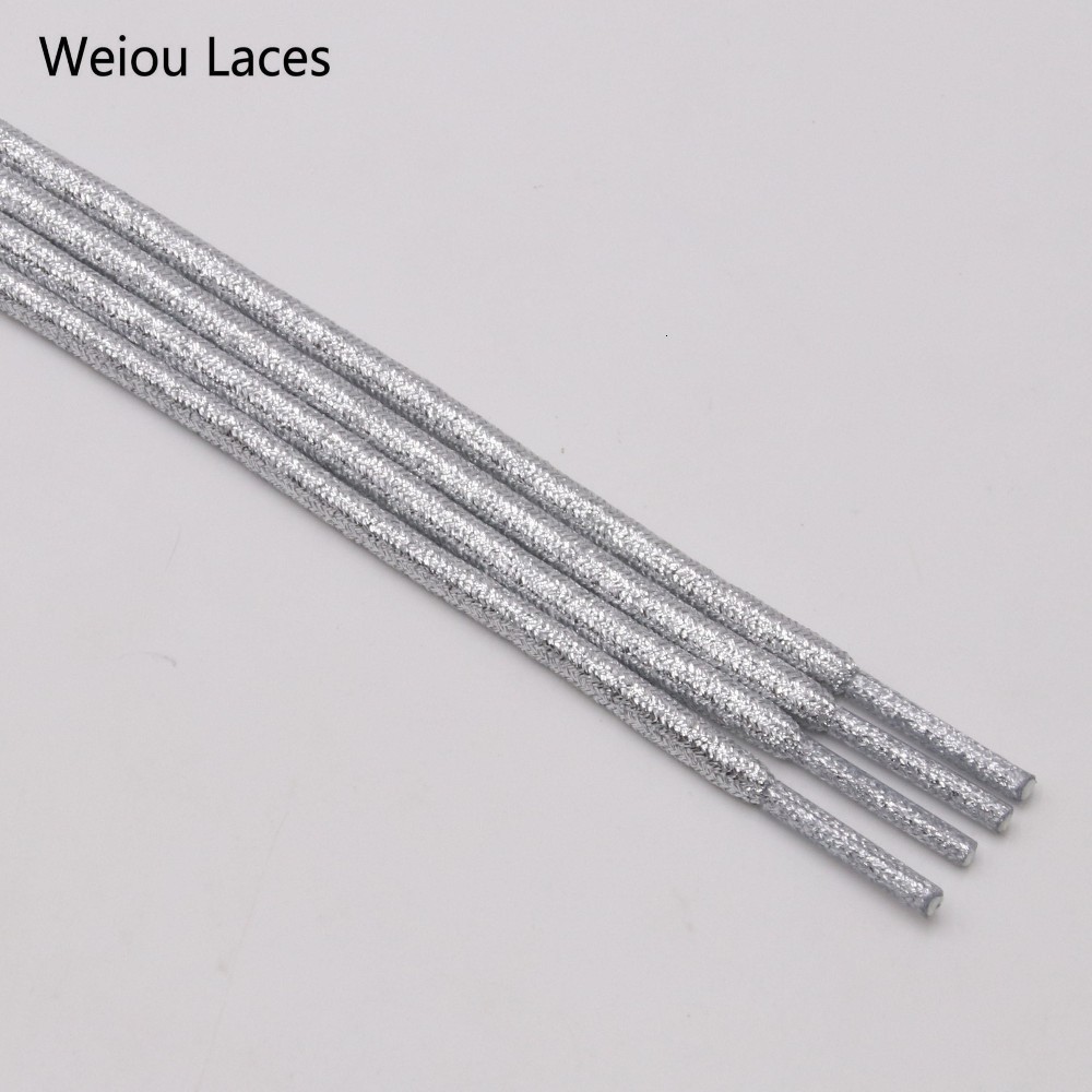 Shoe Parts Accessories 30 PairsLotWeiou 45mm Colorful Rounded Metallic Shoelaces Fancy Sports Canvas Shoestrings Unique Pearlized Rope Laces 230211