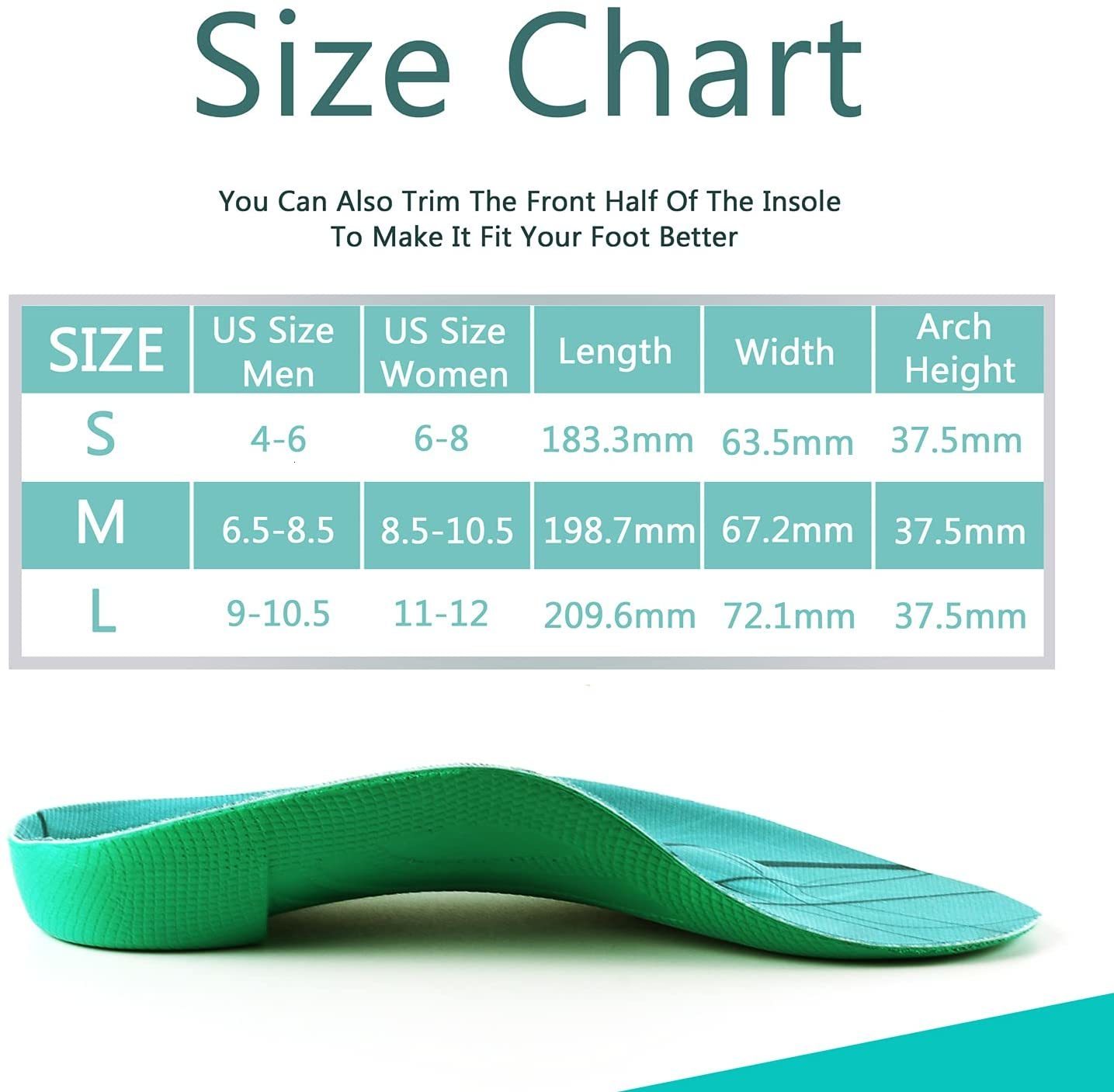 Shoe Parts Accessories Walkomfy Heel Pain Relief Ortics 34 Length Plantar Fasciitis High Arch Support Insoles For Overpronation Flat Feet Gel Pads 230