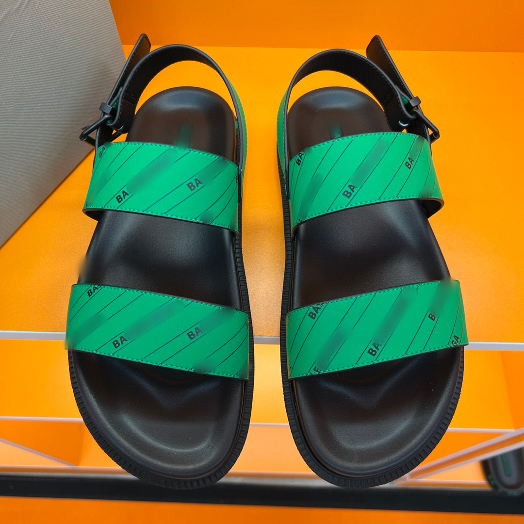Fashion men Sandals letter printed luxury beach mens Designer Sandal high quality with original box, Green
Fashion men Sandals letter printed luxury beach mens Designer Sandal high quality with original box, Green