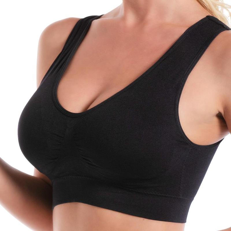 Camisoles & Tanks Bra Sports Seamless Plus Size 3XL Sexy Push Up Vest Women' Without Frame Female No Chest Pad Thin Sleep Yoga, Black
Camisoles & Tanks Bra Sports Seamless Plus Size 3XL Sexy Push Up Vest Women' Without Frame Female No Chest Pad Thin Sleep Yoga, Black