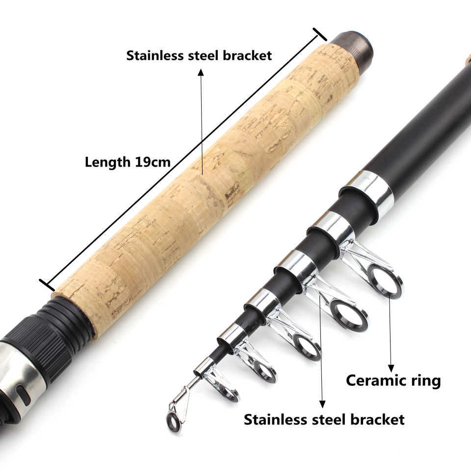 Boat Fishing Rods Promotion! 27m 30m 36m Telescopic Fishing Rod carbon wooden handle Spinning Rod sea carp fishing pole Lure Weight 30150g J230211