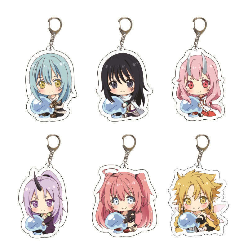 Key Rings Anime Genshin Impact Plushie Pendant Toys Kawaii Slime 7 Element Xiao Venti Zhongli Keychain Backpacks Keychains Accessories G230210