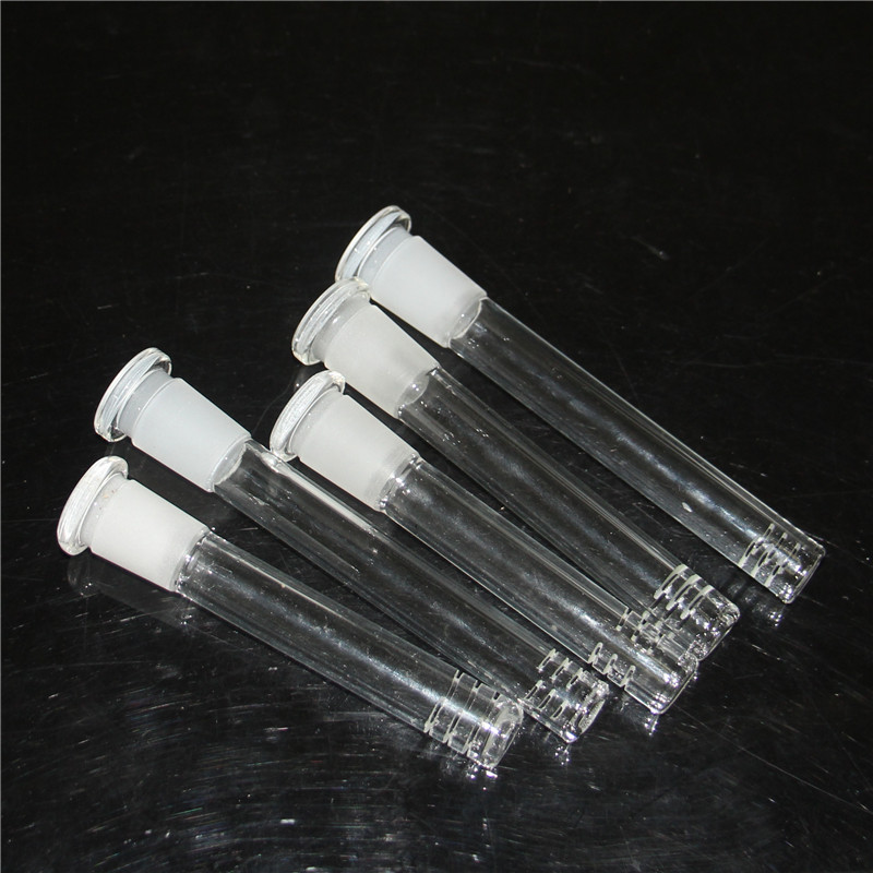 Glass Downstem Diffuser With 6 Cuts Hookah Pipe Flush Top 14 18 mm Female Reducer Adapter Diffused Down Stem For Glass Beaker Bong Water Pipes
