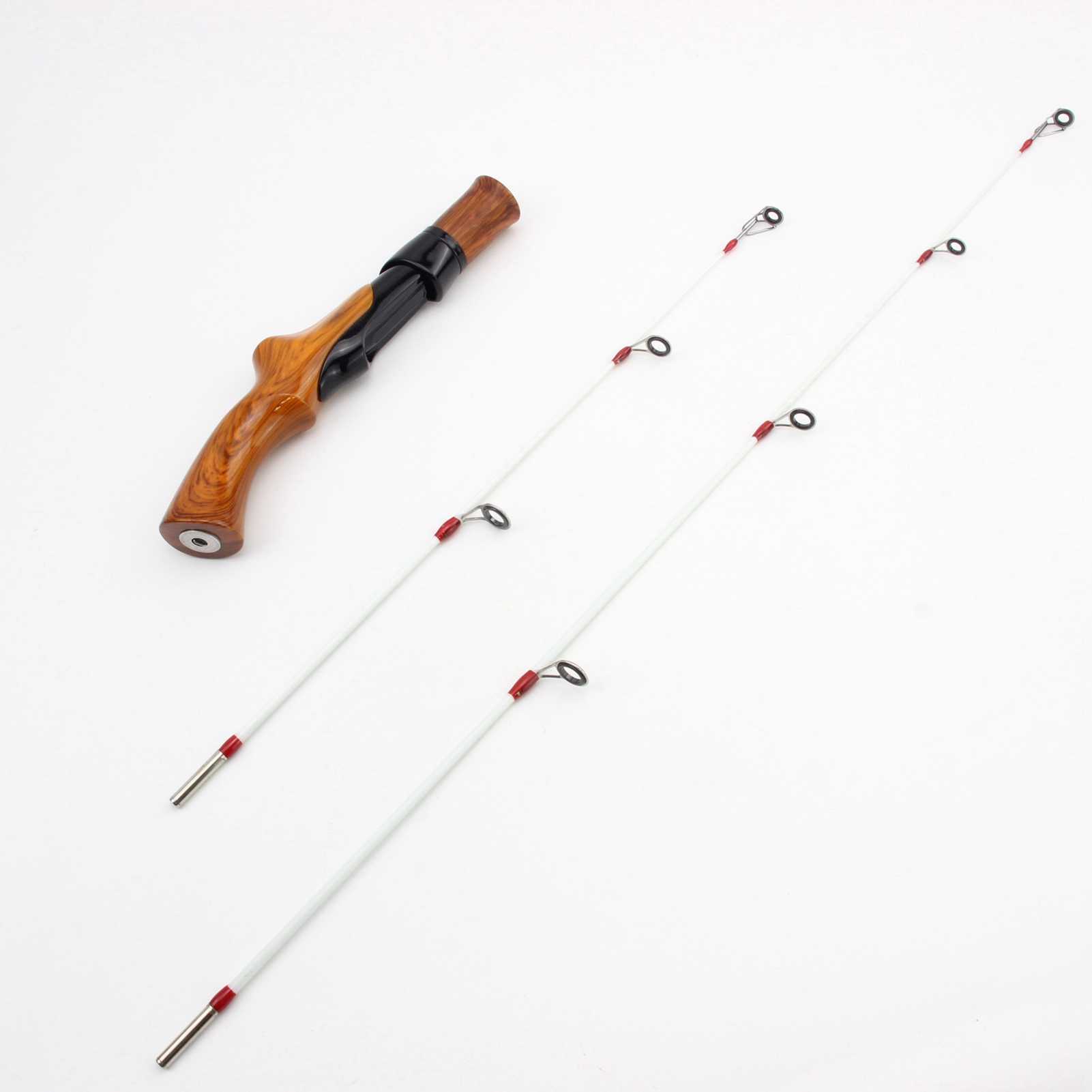 Boat Fishing Rods NEW 54cm 74cm 2 tips ice Rod Reel Combos Portable Winter Ice Fishing Rods Spinning Rod Carbon Fiber Ice pole Ultralight pole J230211