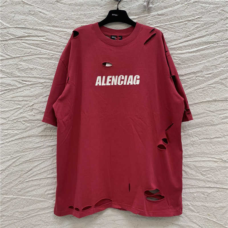 Men's Hoodies Sweatshirts summer B house broken hole burst letter net red same men's and women's Short Sleeve T-Shirt Y5US, Wine
Men's Hoodies Sweatshirts summer B house broken hole burst letter net red same men's and women's Short Sleeve T-Shirt Y5US, Wine