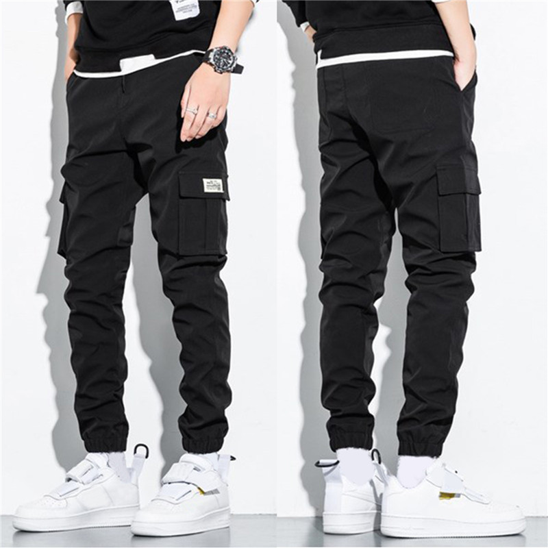 Men's Pants Winter Thick Warm Fleece Cargo Streetwear Plus Size Black Joggers Male Casual Thermal Trousers 3XL 230210