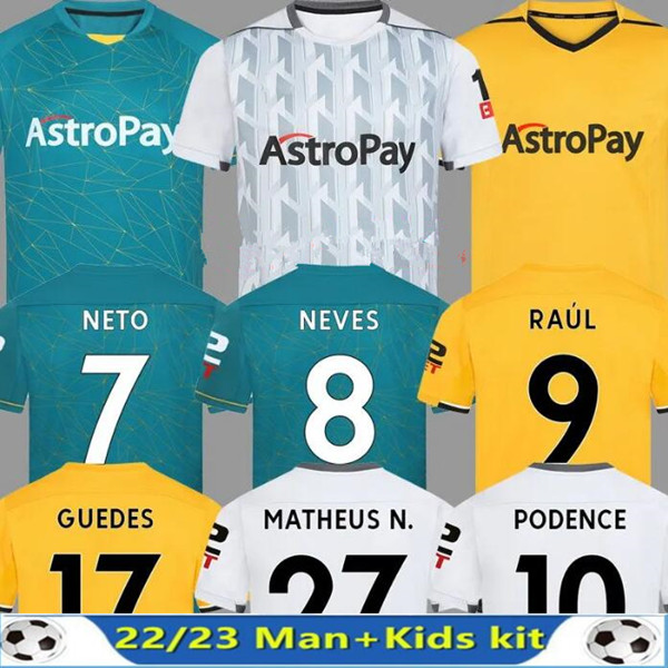 New 22 23 SARABIA Wolves Soccer Jerseys RAUL MATHEUS NETO NEVES TRAORE 2022 2023 Wanderers PODENCE LEMINA HEE CHAN Wolverhampton Football Shirts Men Kit Kids uniform, Green
New 22 23 SARABIA Wolves Soccer Jerseys RAUL MATHEUS NETO NEVES TRAORE 2022 2023 Wanderers PODENCE LEMINA HEE CHAN Wolverhampton Football Shirts Men Kit Kids uniform, Green