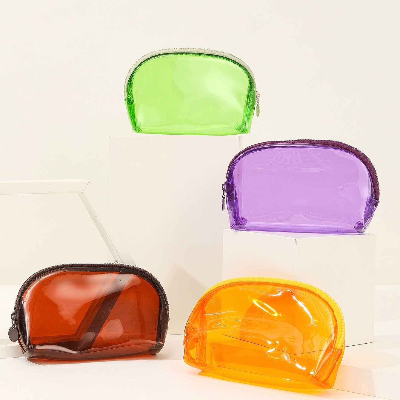 Cosmetic Bags Cases Women Clear Pvc Jelly Cosmetic Bag Girls Candy Color Transparent Makeup Bag Travel Waterproof Toiletry Make Up Pouch 0211/23, Purple
Cosmetic Bags Cases Women Clear Pvc Jelly Cosmetic Bag Girls Candy Color Transparent Makeup Bag Travel Waterproof Toiletry Make Up Pouch 0211/23, Purple