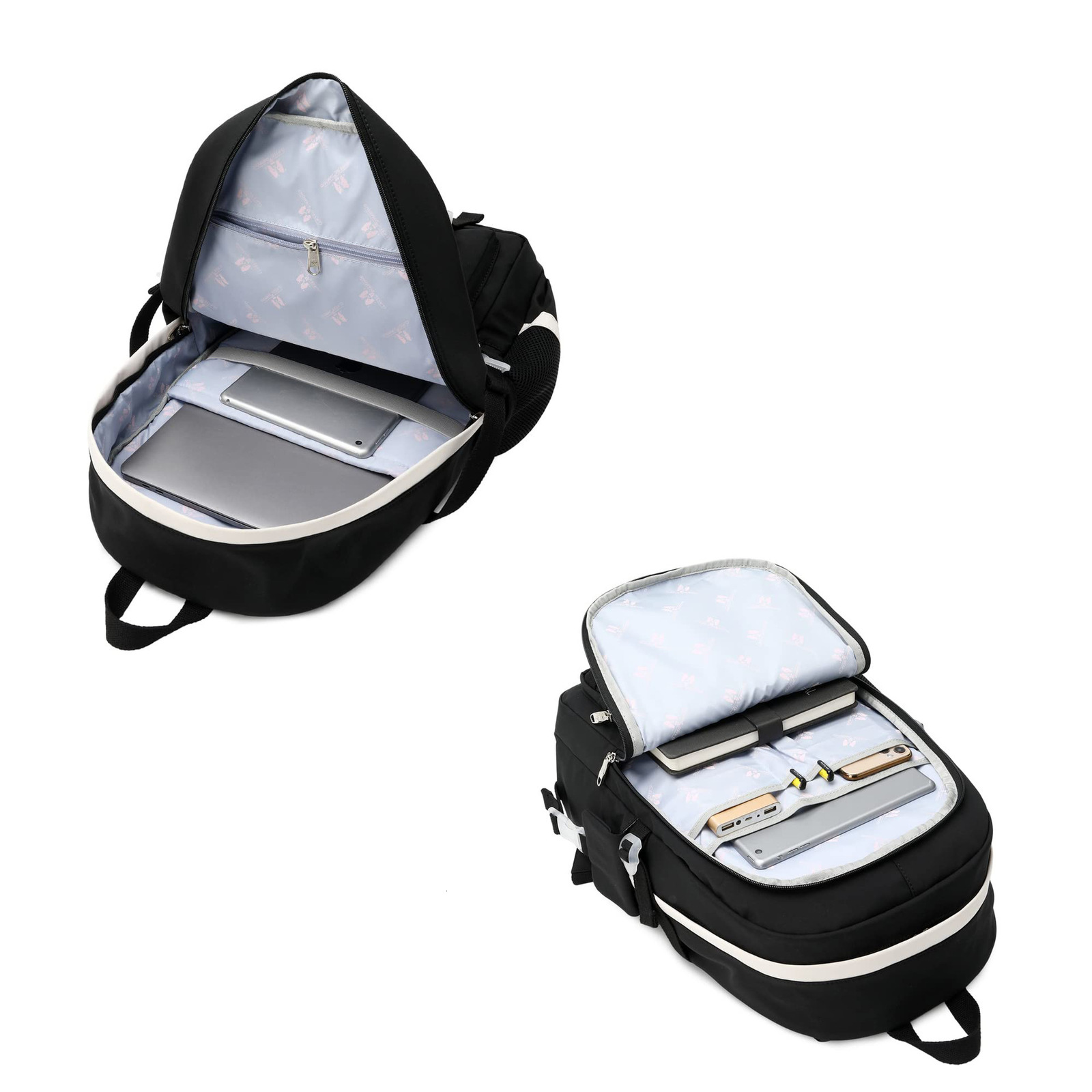 School Bags Backpack Female middle school student large capacity backpack college computer 230210