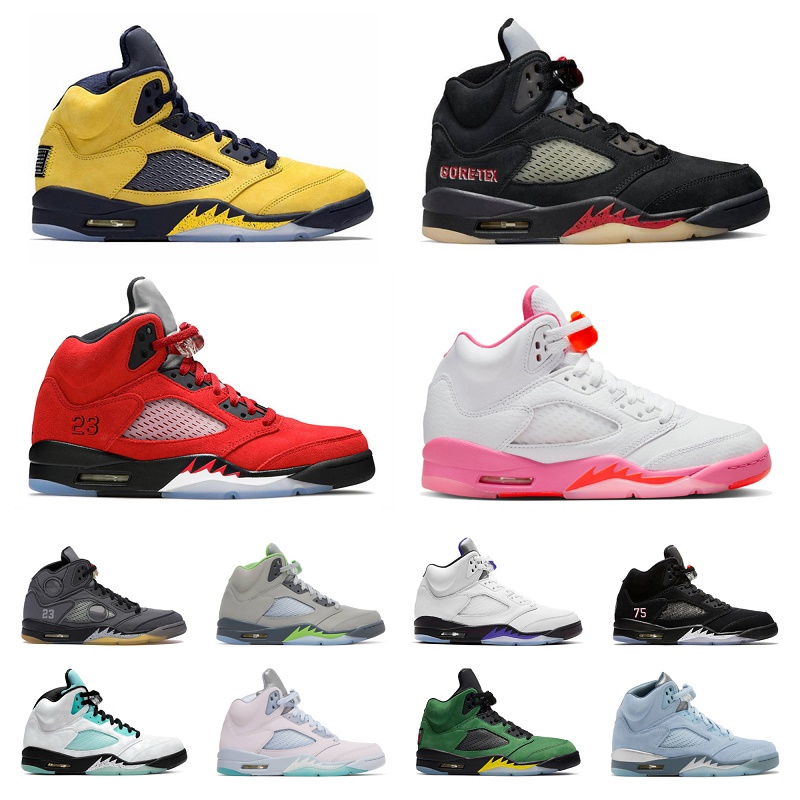 Jumpman 5 Retro Basketball Shoes 5s Men Green Bean Dark Concord Racer Blue Raging Bull Red Suede Jade Horizon Sail What The Easter Mens Trainers Sports Sneakers, Bubble package bag
Jumpman 5 Retro Basketball Shoes 5s Men Green Bean Dark Concord Racer Blue Raging Bull Red Suede Jade Horizon Sail What The Easter Mens Trainers Sports Sneakers, Bubble package bag