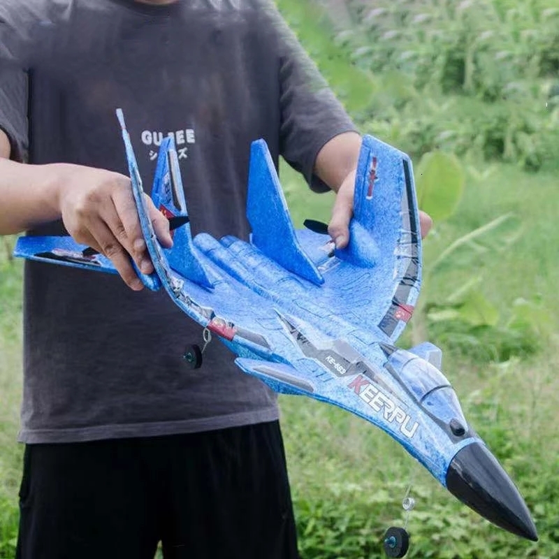 Electric/RC Aircraft SU-35 Glider RC Plane Wingspan RC Remote Radio Control Drones Airplanes RTF UAV Xmas Children Gift Assembled Flying Model Toys 230210