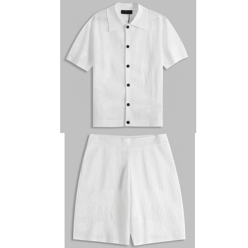 gner track suit casual suit pure handknitted hollowed out shortsleeved shirt and leather suit shorts suit holiday suit male hw9z, Ivory
gner track suit casual suit pure handknitted hollowed out shortsleeved shirt and leather suit shorts suit holiday suit male hw9z, Ivory
