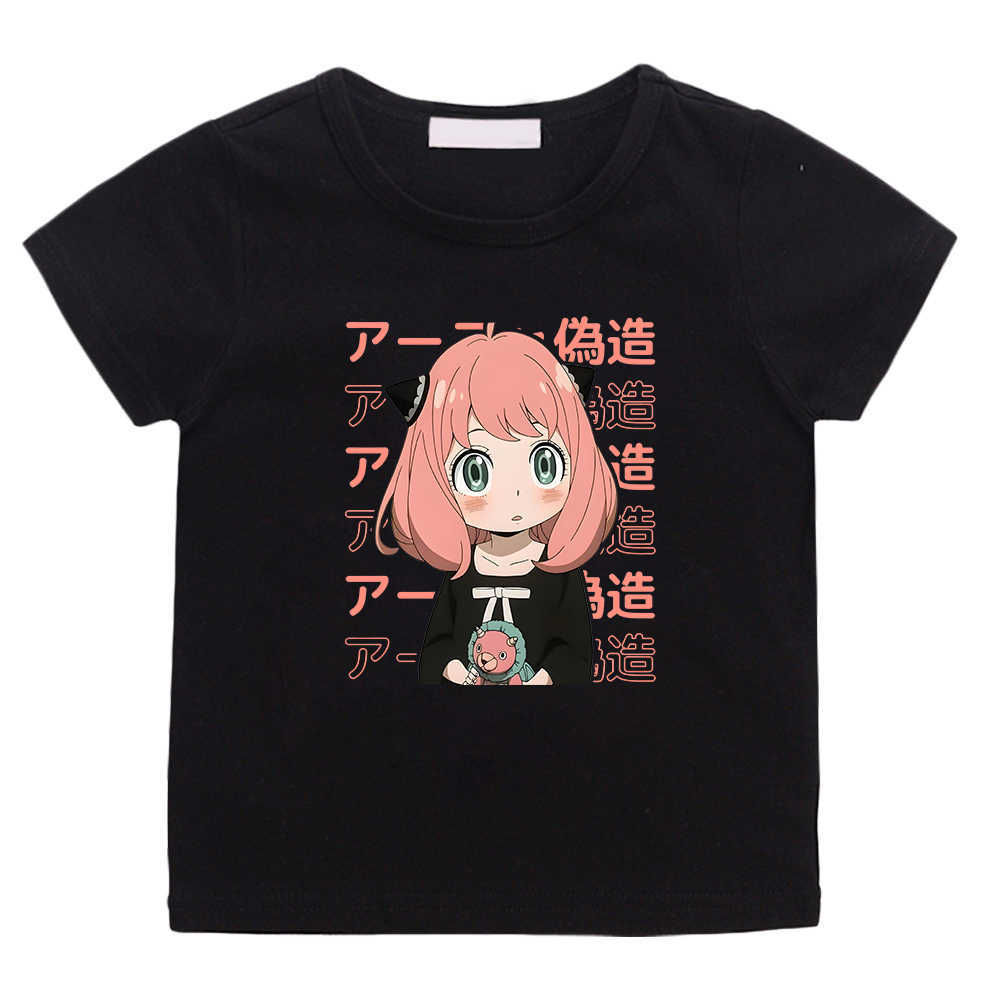 T-shirts Anya Spy X Family Tshirt Kids Cotton Anime Graphic T-shirt Boys Short Sleeve Summer Tops Kawaii Shirts for Girls Cotton T230209, White 1
T-shirts Anya Spy X Family Tshirt Kids Cotton Anime Graphic T-shirt Boys Short Sleeve Summer Tops Kawaii Shirts for Girls Cotton T230209, White 1