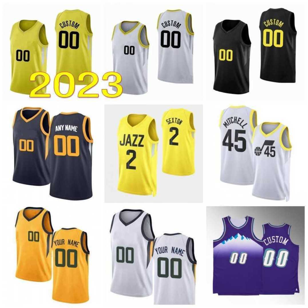 

Custom 2023 New Basketball Jerseys 0 Russell 23 Lauri Westbrook Markkanen 41 Kelly Olynyk 0 Talen Horton-Tucker 22 Rudy 2 Collin Gay Sexton Damian Jones, As