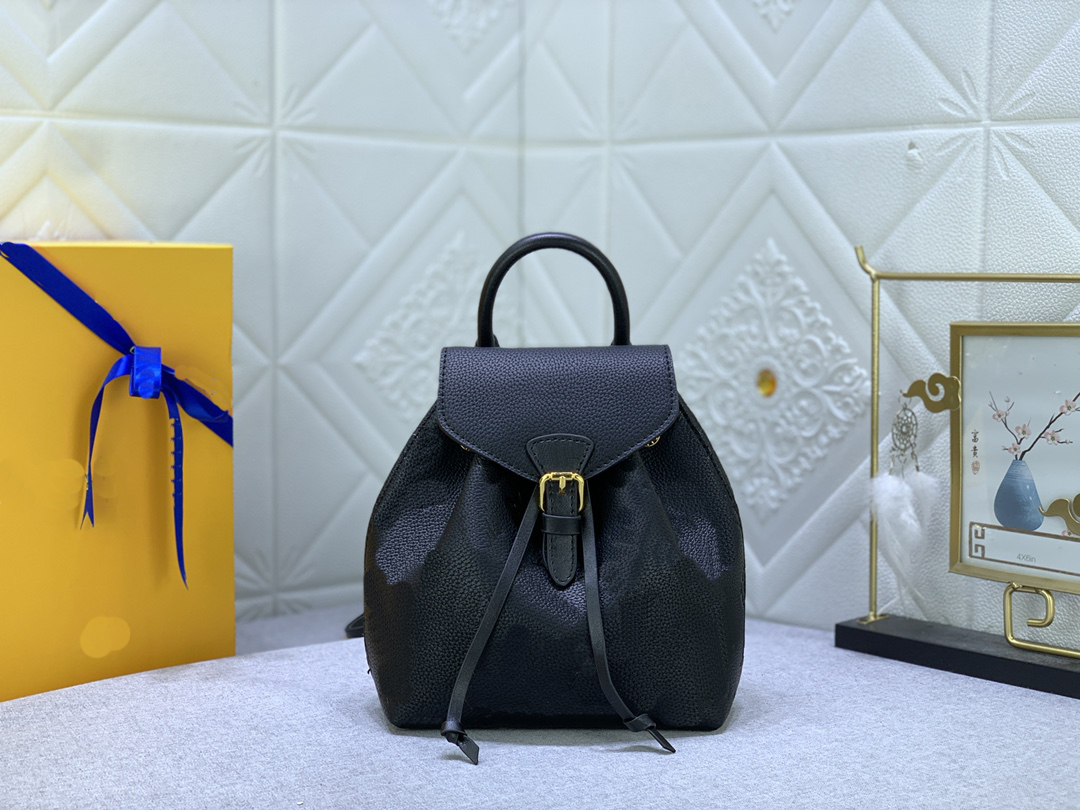 2020Designer Luxury Backpack Leather Mini Adjustable Shoulder Strap 45516