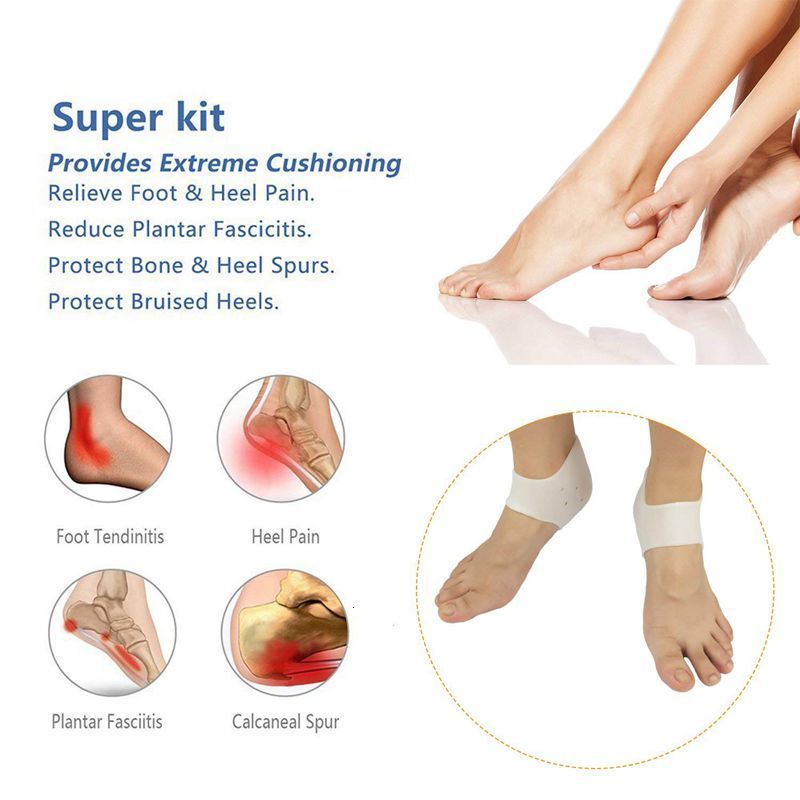 Shoe Parts Accessories Heel Cups Plantar Fasciitis Inserts Gel Pads Cushion Material 3 Pairs Great for Pain Heal Dry Cracked s 230211