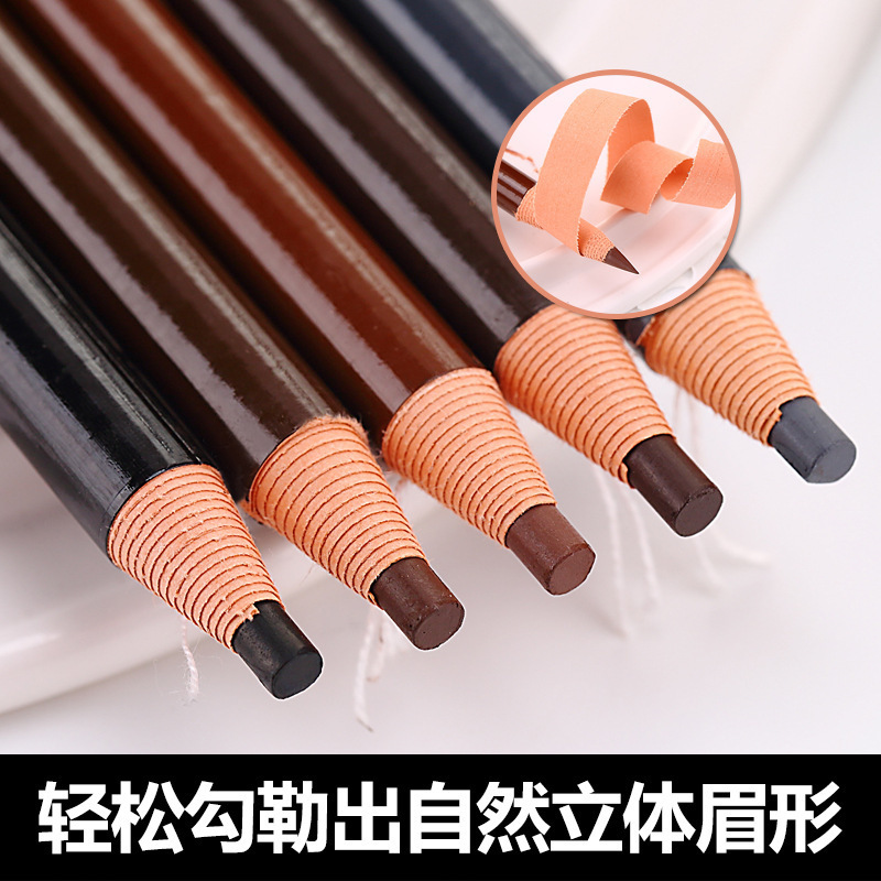 Eyebrow Enhancers 12pcsSet Pencil Makeup Cosmetic Art Waterproof Tint Stereo Types Coloured Beauty Tools 230211