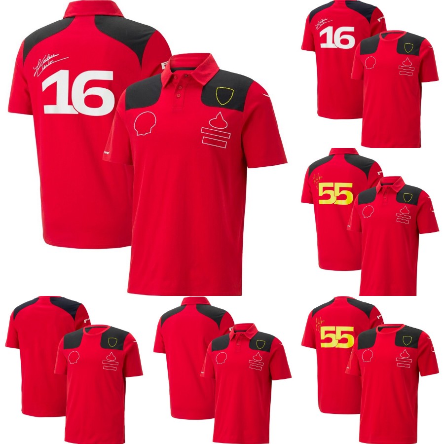 Formula 1 2023 Team T-shirt New F1 T-shirt POLO Shirts Motorsport Driver Red T Shirt Breathable Short Sleeve Jersey