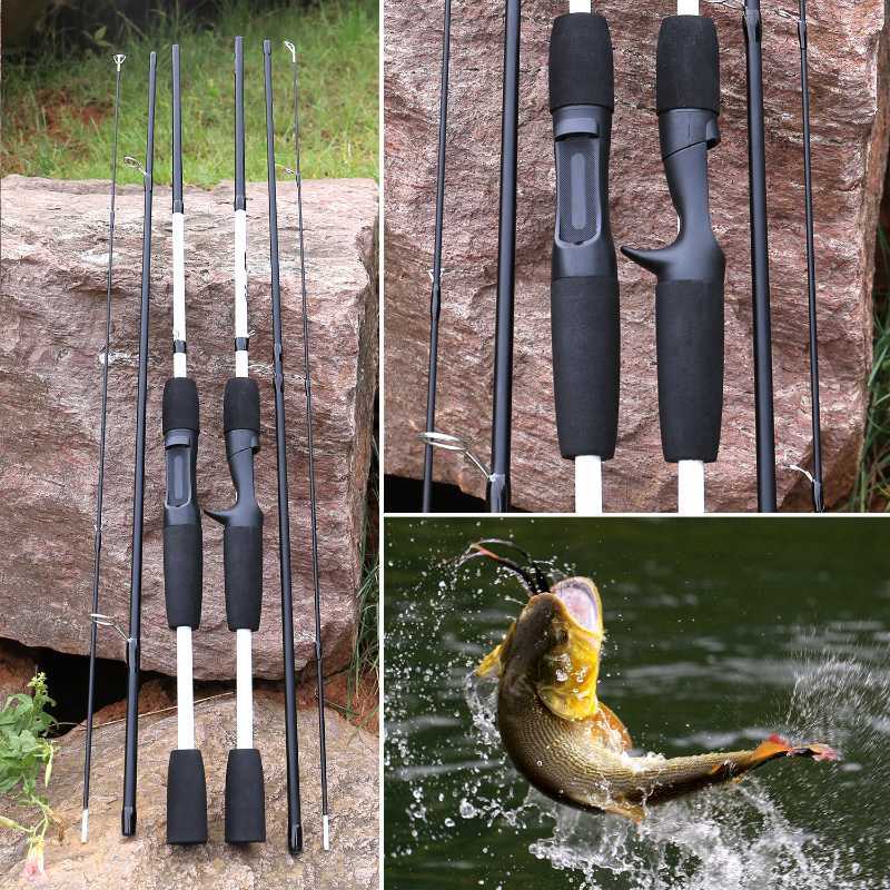 Boat Fishing Rods Sougayilang 34 Sections Lure Fishing Rod SpinningCasting Ultralight Weight Fishing Pole Glass Fiber Travel Rod Fishing Pesca J230211