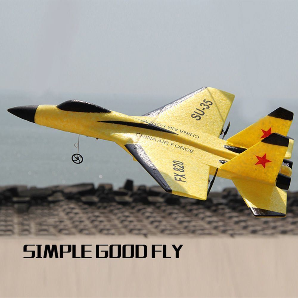 Electric/RC Aircraft FX-620 SU-35 RC Remote Control Airplane 2.4G Remote Control Fighter Hobby Plane Glider Airplane EPP Foam Toys RC Plane Kids Gift 