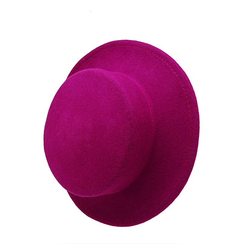 Cloche Flat Wool Felt Hat Tilt Fascinators Dress Fedoras Boater Millinery Base for Wedding Party Headwear Free Size 230211