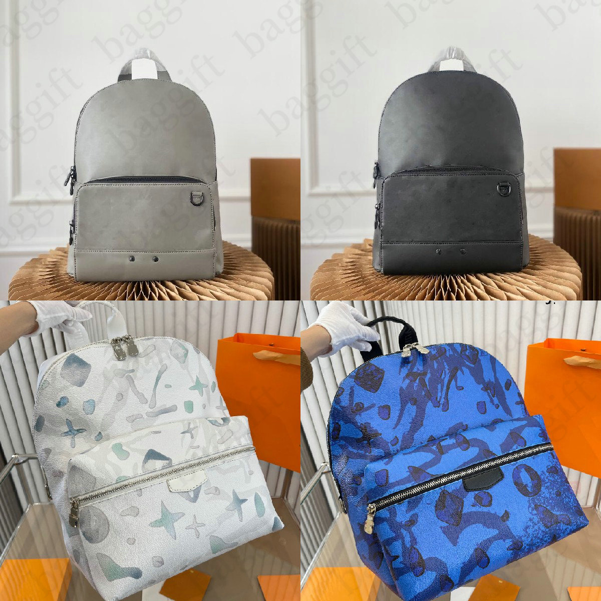 Racer Backpack Sports Bag Embossed/Vernis Monograms Canvas Hot Springs Backpack Luxury Travel Bag M46105, Grey embossed
Racer Backpack Sports Bag Embossed/Vernis Monograms Canvas Hot Springs Backpack Luxury Travel Bag M46105, Grey embossed