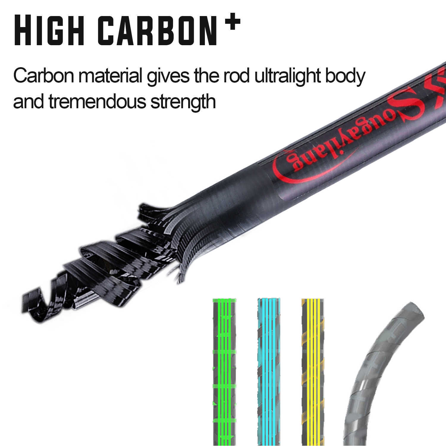 Boat Fishing Rods Sougayilang Fishing Rod High Quality Carbon Fiber Telescopic Fishing Pole 510LB SpinningCasting Rod Float Fishing Tool J230211