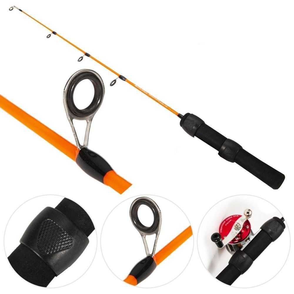 Boat Fishing Rods Ultralight Winter Ice Fishing Rod Portable Winter Ice Fishing Rod Spinning Casting Ice Winter Fishing Pole Tackle J230211