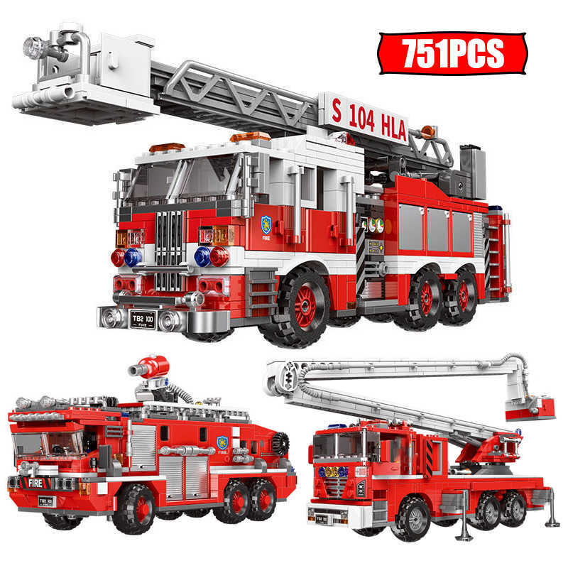 Blocks City technical Police set Ladder firetruck Building Blocks Bricks MOC water tank fire truck Firemen Car Bricks Toys for Kids 0208
Blocks City technical Police set Ladder firetruck Building Blocks Bricks MOC water tank fire truck Firemen Car Bricks Toys for Kids 0208