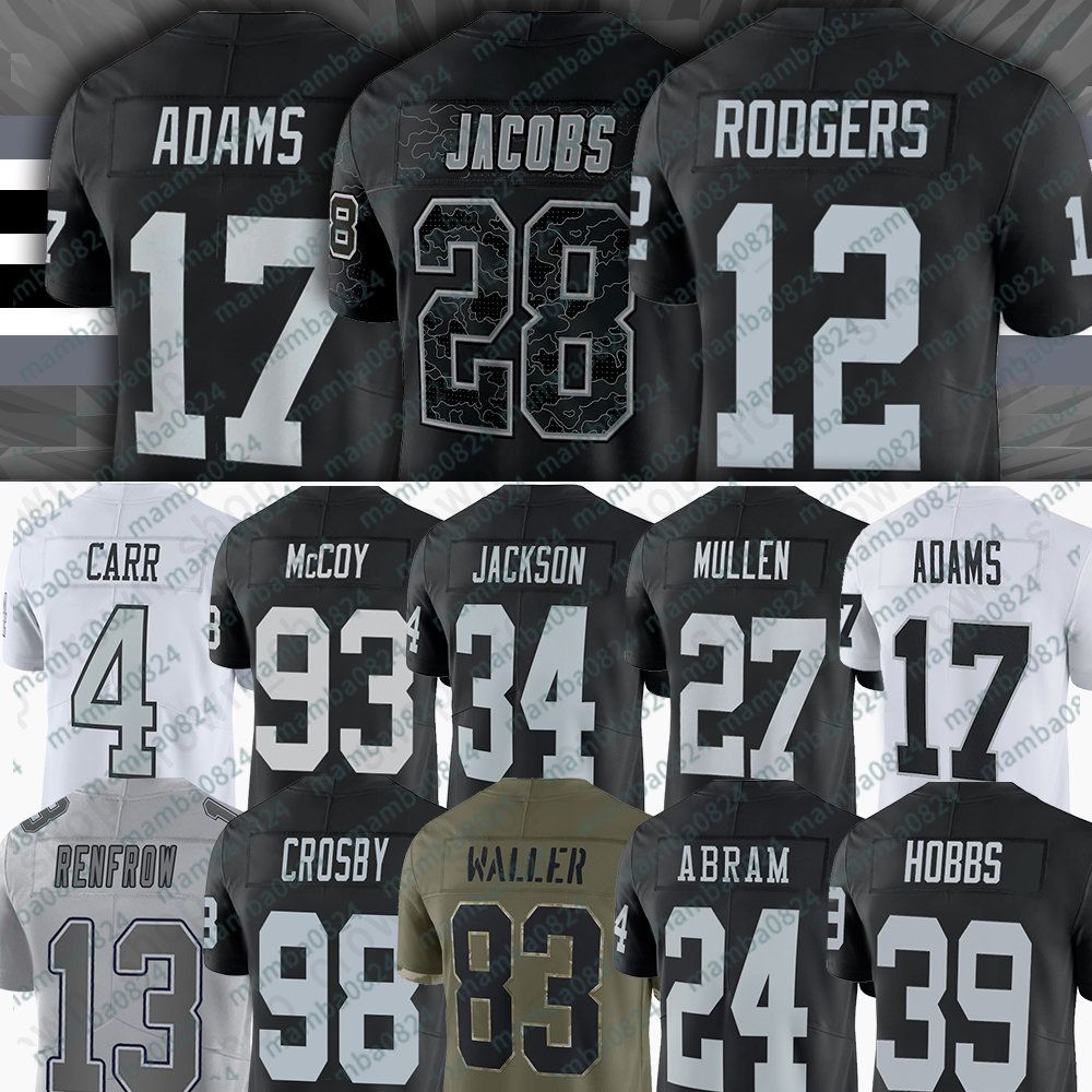 17 Davante Adams Aaron Rodgers Football Jerseys Las Vegas Raiders Nate Hobbs Darren Waller Henry Ruggs III Gerald McCoy Hunter Renfrow Denzel Perryman, Men(tu xi zhe)
17 Davante Adams Aaron Rodgers Football Jerseys Las Vegas Raiders Nate Hobbs Darren Waller Henry Ruggs III Gerald McCoy Hunter Renfrow Denzel Perryman, Men(tu xi zhe)