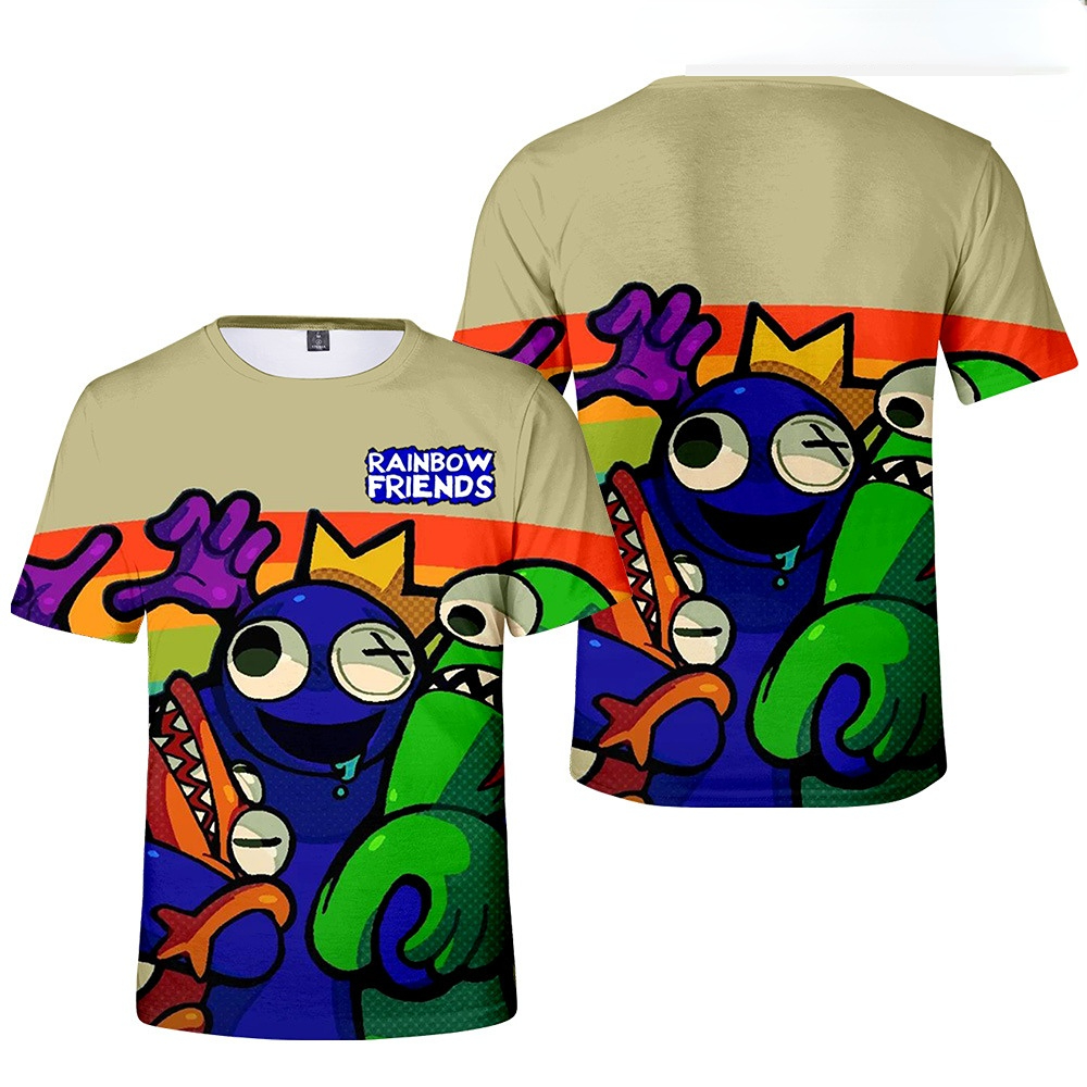Game Rainbow Friends Cosplay T-Shirt Baby Boys Girls Short Sleeve Tops Clothes Funny Tshirts Teen Children Sports Tees Clothing, 001
Game Rainbow Friends Cosplay T-Shirt Baby Boys Girls Short Sleeve Tops Clothes Funny Tshirts Teen Children Sports Tees Clothing, 001