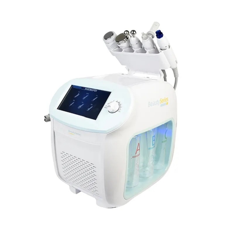 EMS nano oxygen jet peel dermabrasion RF skin rejuvenation scubber mesogun hydrating ultrasonic machine