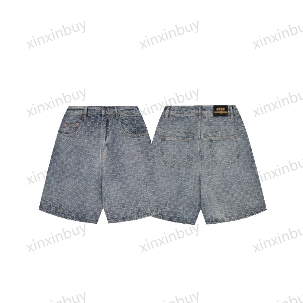 xinxinbuy Men women designer Denim Shorts pant Double letters Jacquard Letters Spring summer Casual letter black blue XS-2XL, Multi
xinxinbuy Men women designer Denim Shorts pant Double letters Jacquard Letters Spring summer Casual letter black blue XS-2XL, Multi