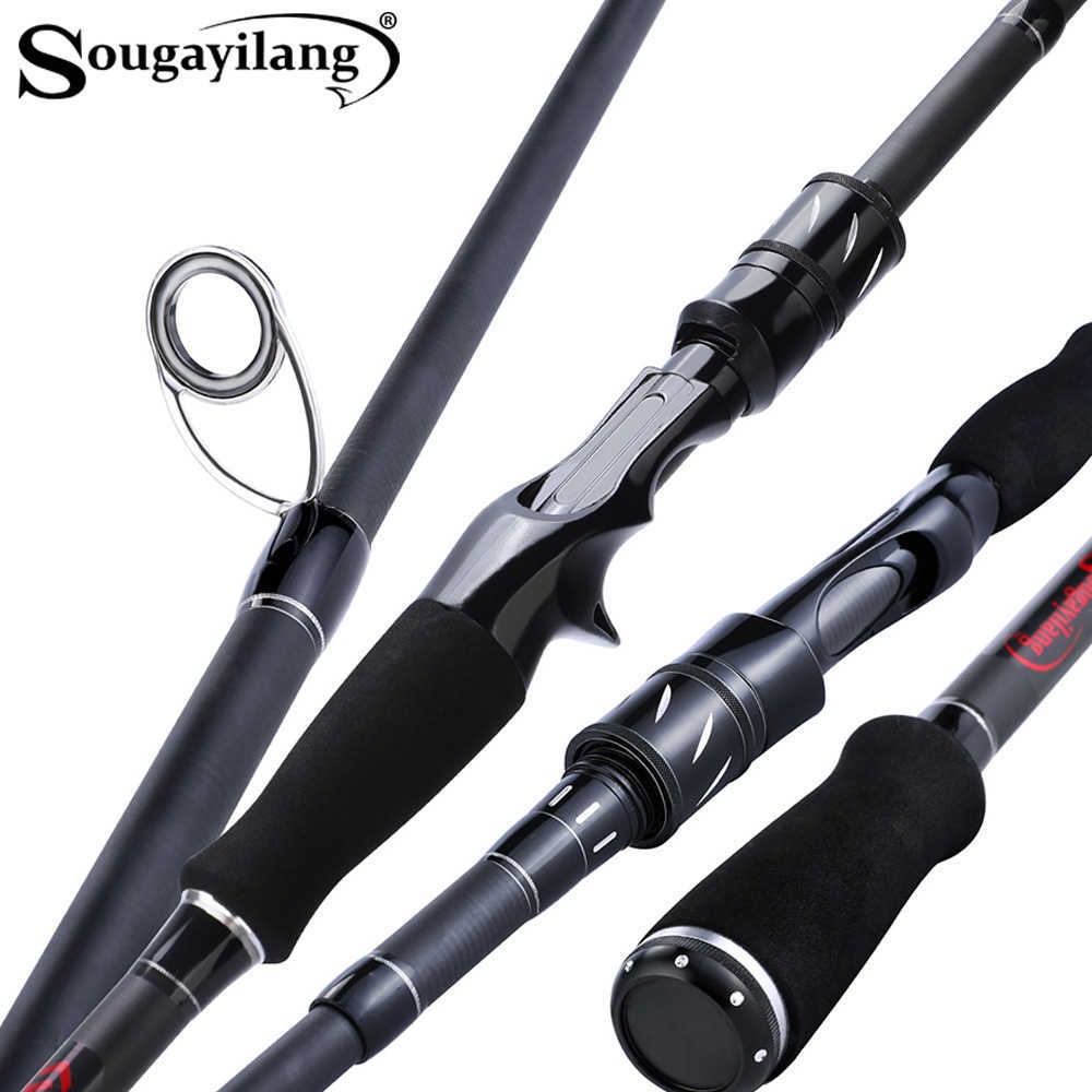 Boat Fishing Rods Sougayilang Fishing Rod High Quality Carbon Fiber Telescopic Fishing Pole 510LB SpinningCasting Rod Float Fishing Tool J230211