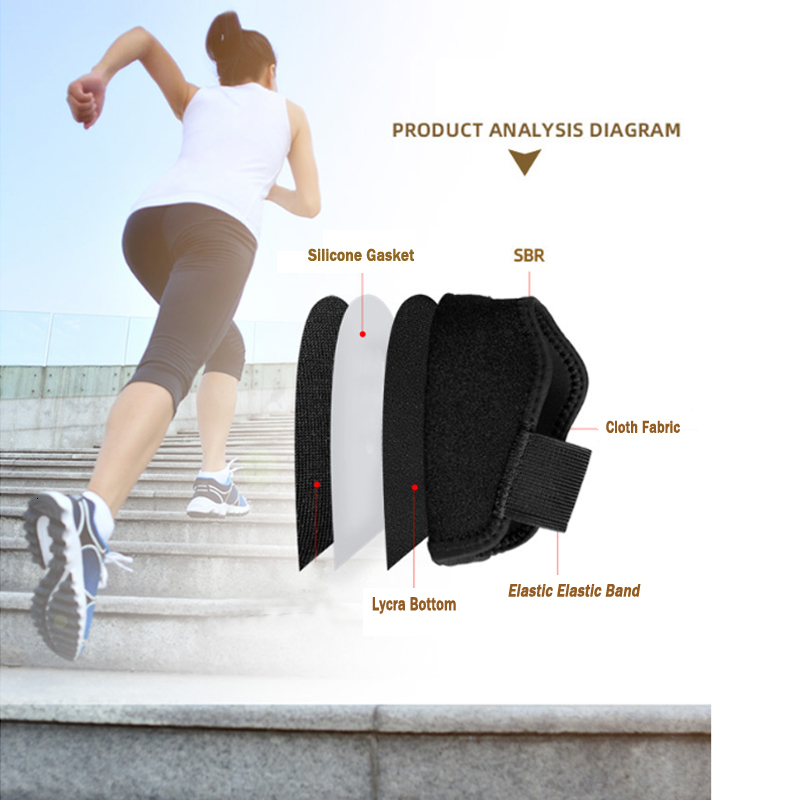 Shoe Parts Accessories Height Increase Insole for Men Women Silicone Heel Protector Socks Heightening Insoles s Shock Absorption Lift Pads 230211