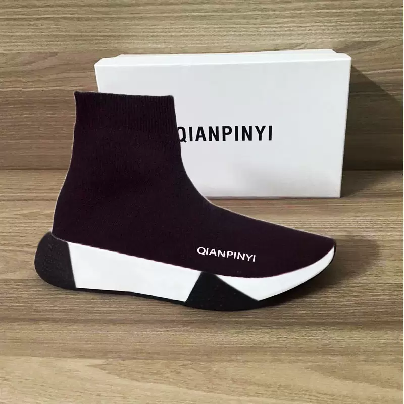 GAI Socks boots Spring Autumn Sexy gym Casual women designer Shoes men sports knitted elastic platform boot Lady Lace up Thick sneakers Large size 35-42 with box, 14
GAI Socks boots Spring Autumn Sexy gym Casual women designer Shoes men sports knitted elastic platform boot Lady Lace up Thick sneakers Large size 35-42 with box, 14
