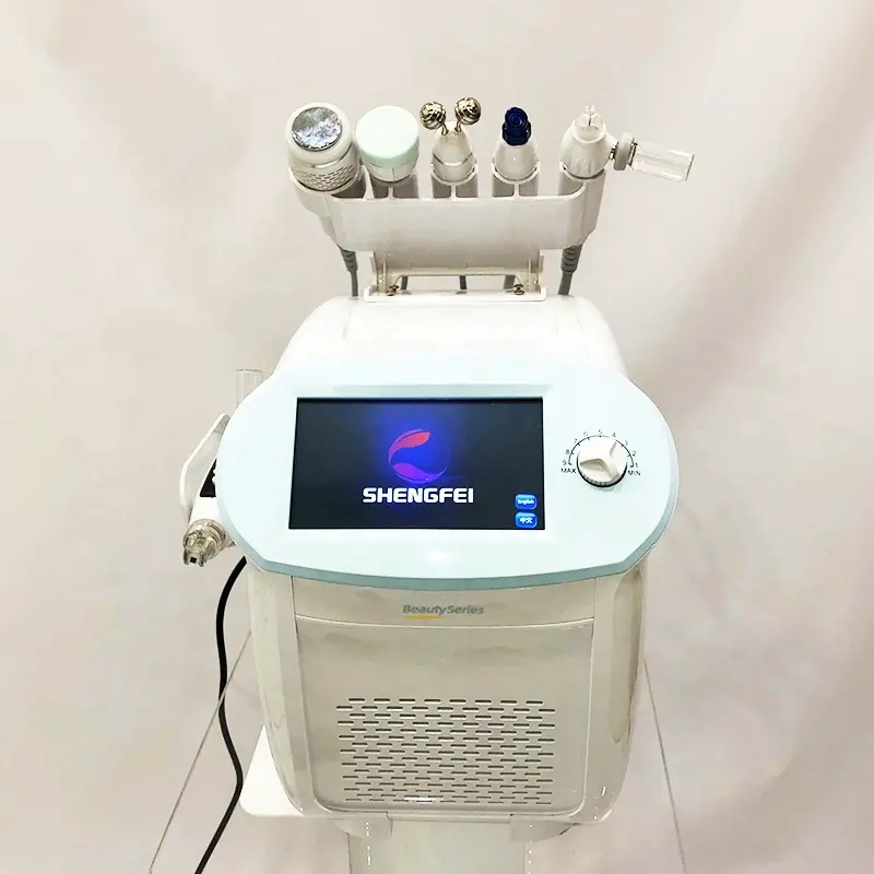EMS nano oxygen jet peel dermabrasion RF skin rejuvenation scubber mesogun hydrating ultrasonic machine