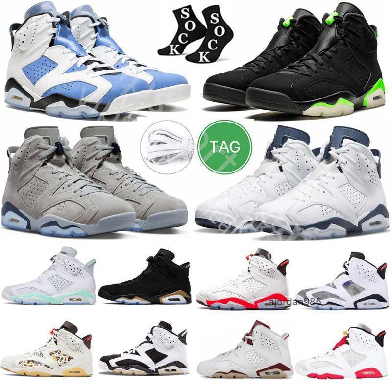 2023 6 Basketball Shoes for mens Electric Green University Blue Black Infrared DMP Carmine 6s Cactus Gold Hoops Khaki yellow fashion men trainers
