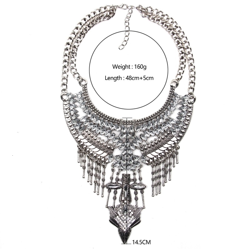 Bolo Ties Ztech Classic Big Statement Metal Necklaces Pendants for Women Collier Femme Bijoux Jewelry Choker Vintage Maxi Necklace 230211