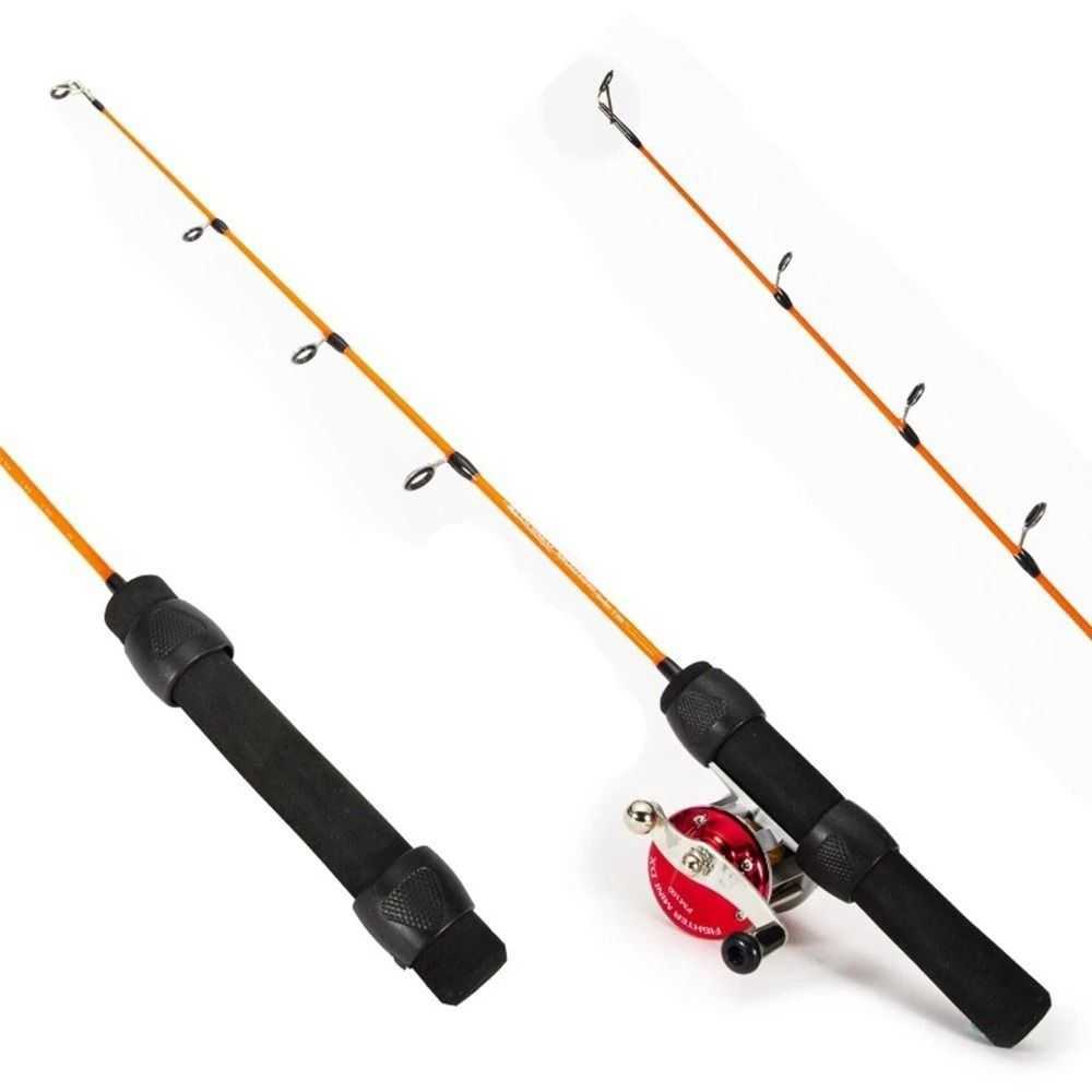 Boat Fishing Rods Ultralight Winter Ice Fishing Rod Portable Winter Ice Fishing Rod Spinning Casting Ice Winter Fishing Pole Tackle J230211