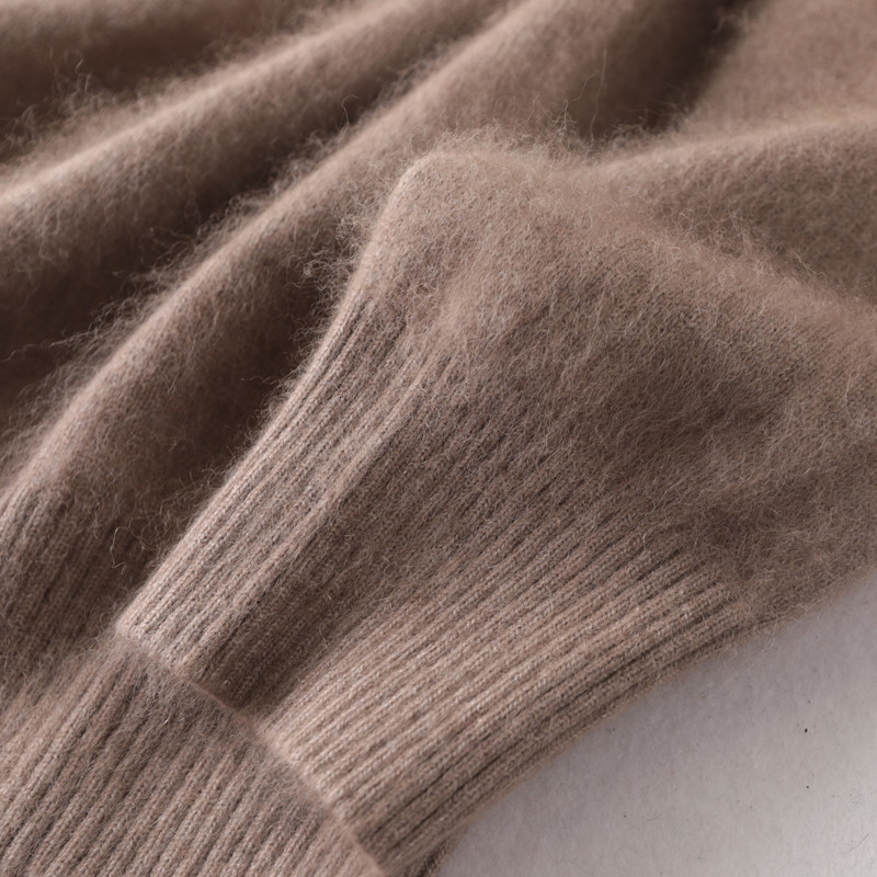 Men's Sweaters Men's100 pure Mink Cashmere Soft Warm ONeck Casual Pullovers Winter Long Sleeve High Quanlity Tops 17Colors Jumpers 230210